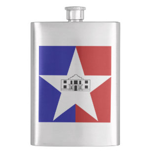 Flasque Drapeau de San Antonio, Texas Flask