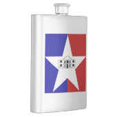 Flasque Drapeau de San Antonio, Texas Flask (Droite)