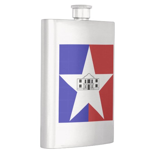 Flasque Drapeau de San Antonio, Texas Flask (Droite)