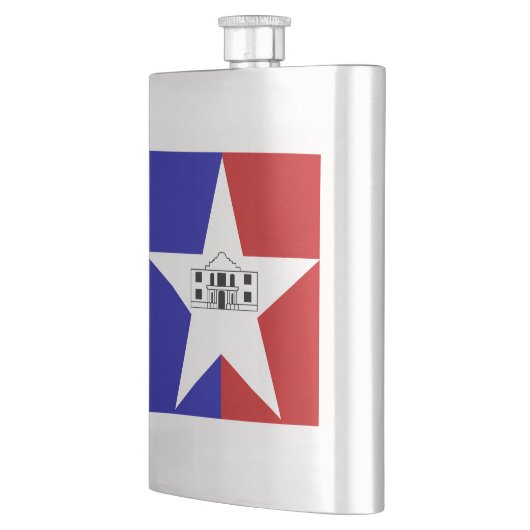 Flasque Drapeau de San Antonio, Texas Flask (Gauche)