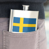 Flasque Drapeau de Suède (En situation)