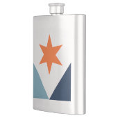 Flasque Drapeau de Syracuse, New York (Gauche)