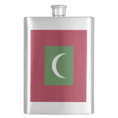 Flasque Drapeau des Maldives (devant)