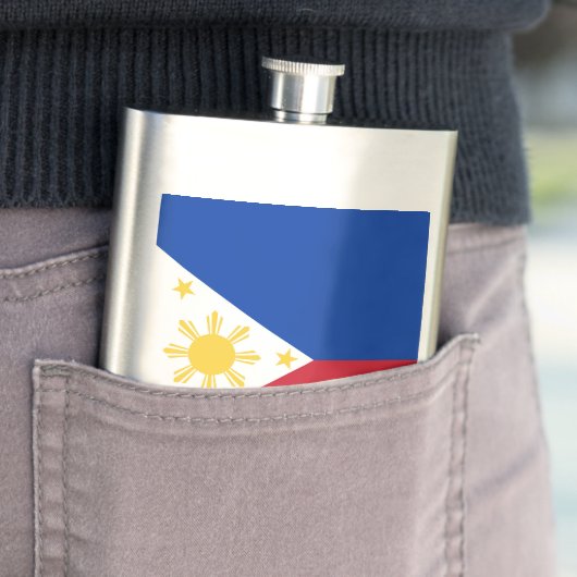 Flasque drapeau des Philippines (En situation)