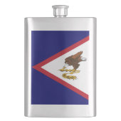 Flasque Drapeau des Samoa américaines (devant)