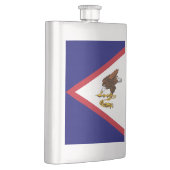 Flasque Drapeau des Samoa américaines (Droite)