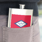 Flasque Drapeau d'État Arkansas (En situation)