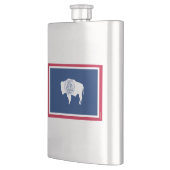 Flasque Drapeau d'état du Wyoming (Gauche)