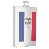 Flasque Drapeau d'État Iowa (Droite)