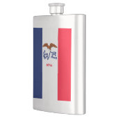 Flasque Drapeau d'État Iowa (Gauche)