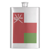 Flasque Drapeau d'Oman (devant)