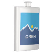 Flasque Drapeau d'Orem, Utah (Droite)