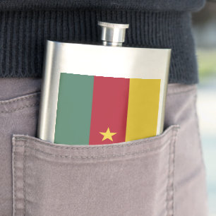 Flasque drapeau du Cameroun