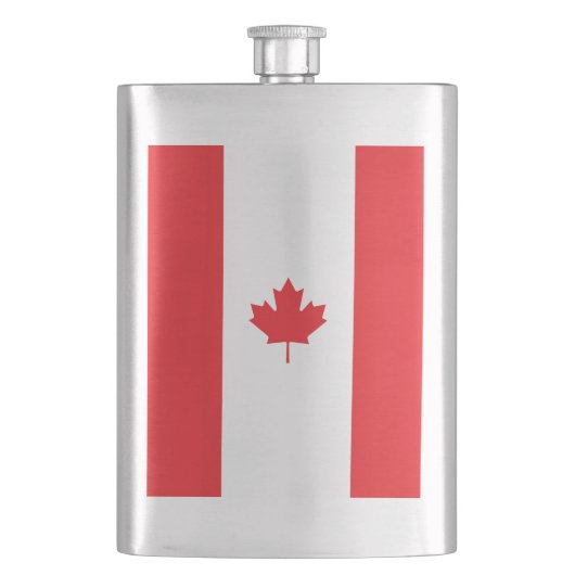 Flasque Drapeau du Canada (devant)