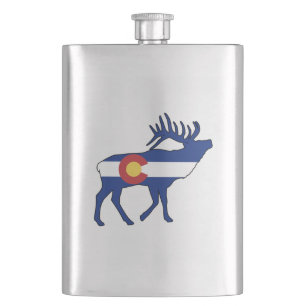 Flasque Drapeau du Colorado Elk