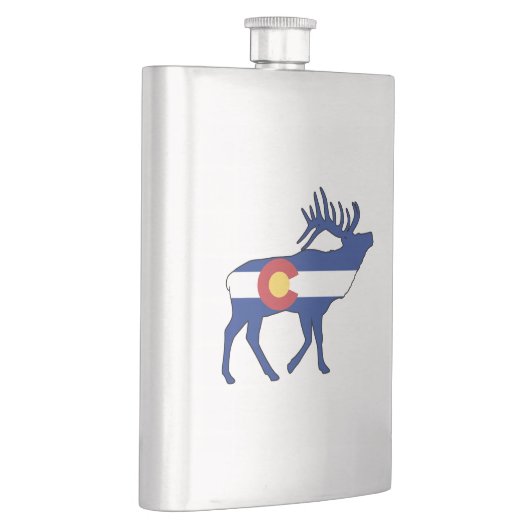 Flasque Drapeau du Colorado Elk (Droite)