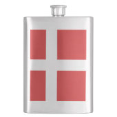 Flasque Drapeau du Danemark (devant)