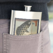 Flasque Drapeau du Festival japonais du poisson Koi Hirosh (En situation)