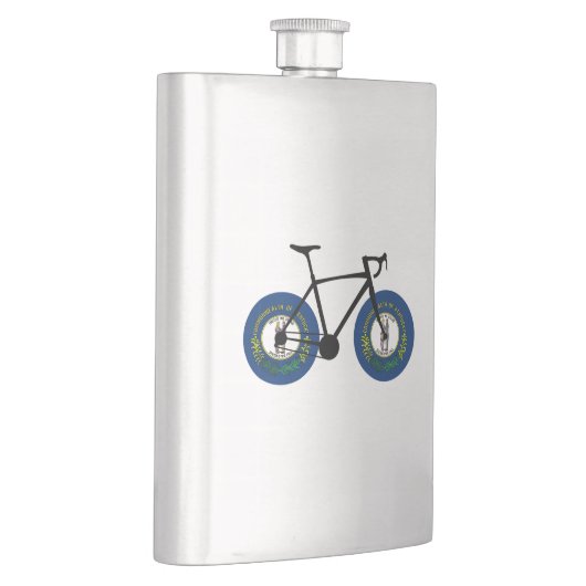 Flasque Drapeau du Kentucky à vélo (Droite)