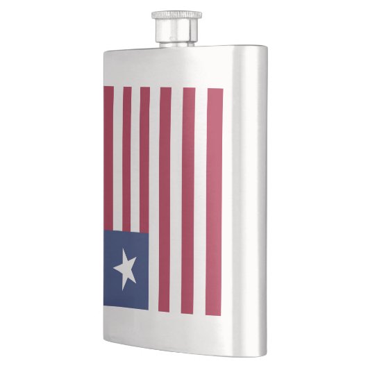 Flasque Drapeau du Libéria (Gauche)