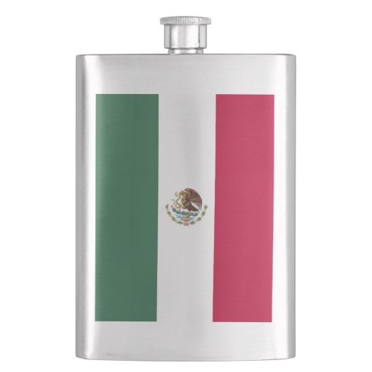 Flasque Drapeau du Mexique (devant)