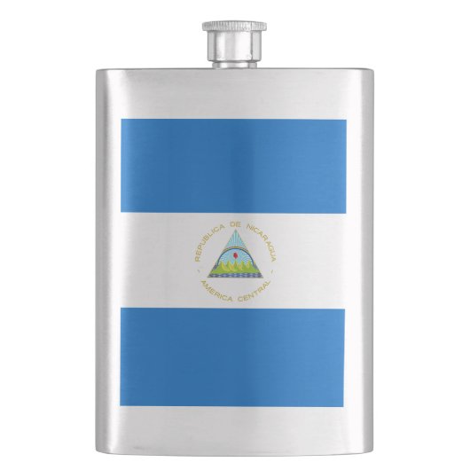 Flasque Drapeau du Nicaragua (devant)