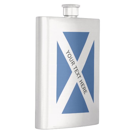 Flasque Drapeau écossais de cadeau fait sur commande de (Droite)