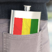 Flasque Drapeau froissé de Rastafarian (En situation)