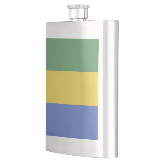 Flasque Drapeau Gabon (Gauche)