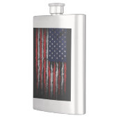Flasque Drapeau Grunge U.S.A (Gauche)