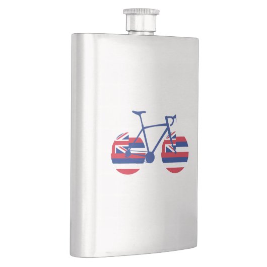 Flasque Drapeau Hawaï à vélo (Droite)
