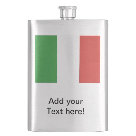 Flasque Drapeau italien (devant)