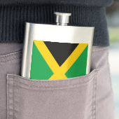 Flasque Drapeau jamaïcain (En situation)