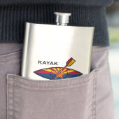 Flasque Drapeau Kayak Arizona (En situation)