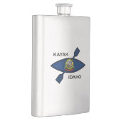 Flasque Drapeau Kayak Idaho (Droite)