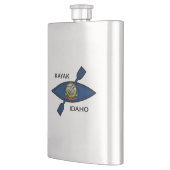 Flasque Drapeau Kayak Idaho (Gauche)