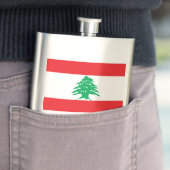 Flasque Drapeau libanais (En situation)
