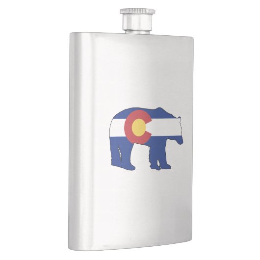 Flasque Drapeau Ours du Colorado (Droite)