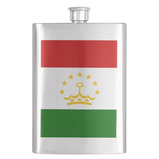 Flasque Drapeau Tadjikistan (devant)