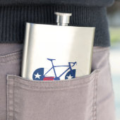 Flasque Drapeau Texas Cyclisme (En situation)