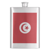 Flasque Drapeau tunisien (devant)