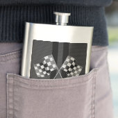 Flasque Drapeaux de course modernes en fibre de carbone (En situation)