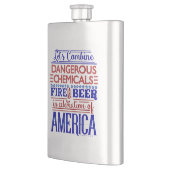 Flasque Drôle 4 juillet bière Boire Feu d'artifice Joke (Gauche)