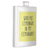 Flasque drôle avec texte de limonade (Droite)