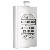Flasque Drôle Cribbage (Droite)