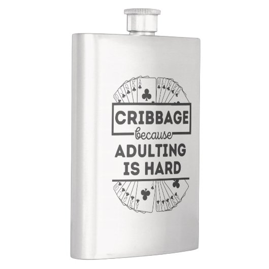 Flasque Drôle Cribbage (Droite)