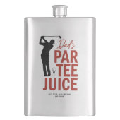 Flasque Drôle de “Jus de fête de Papa” Boisson de golf (devant)