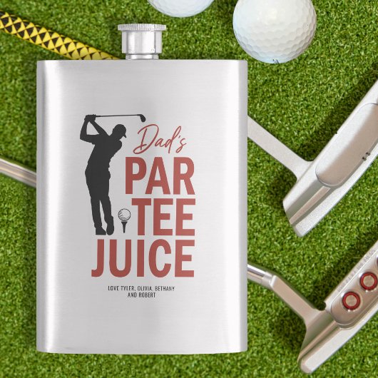 Flasque Drôle de “Jus de fête de Papa” Boisson de golf