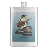 Flasque Drôle Pingouin Occupé (devant)