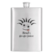 Flasque Drôle Visage aller jus (devant)